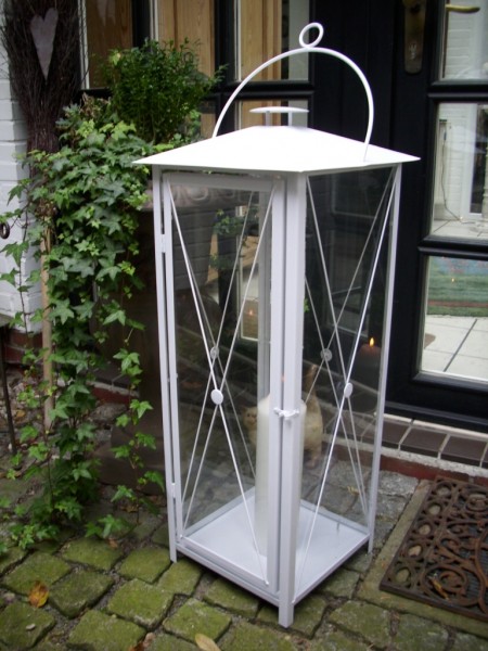 Laterne "100cm", weiß