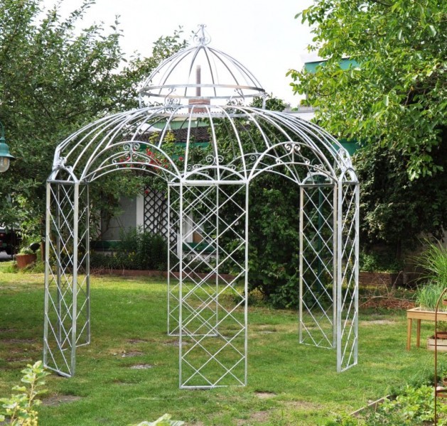 Gartenpavillon Metall Romantik Feuerverzinkt Ø 400cm