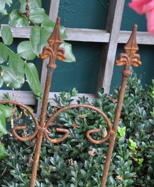 Metallzaun Für Beet & Garten - Rostoptik Zaun 91cm Höhe